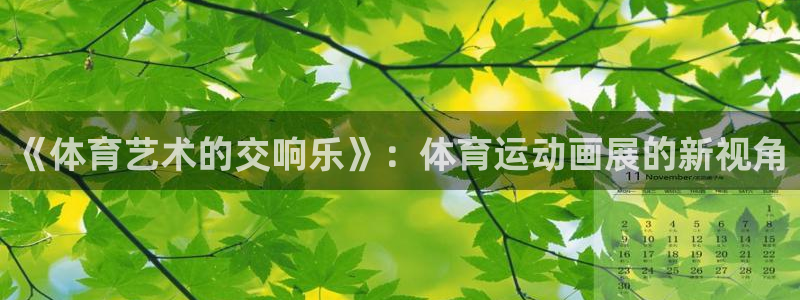 vsport体育：《体育艺术的交响乐》：体育运动画展的新视角